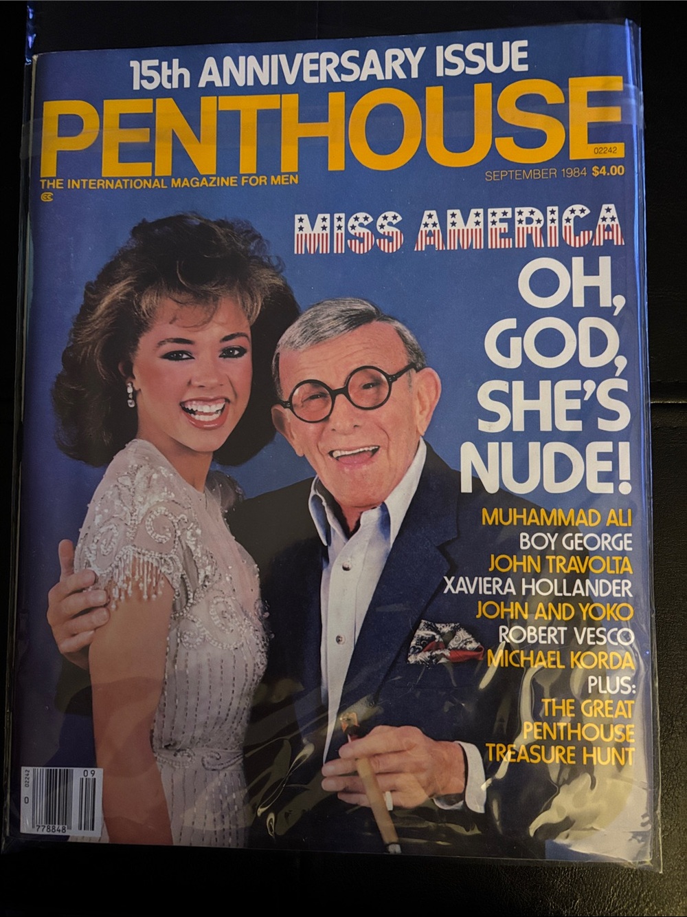 Penthouse Magazine September 1984 - Blue Cover (Miss America)